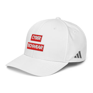 Cyber White adidas hat