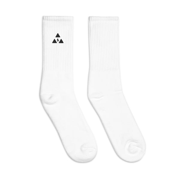 Cyber White Comfort Socks