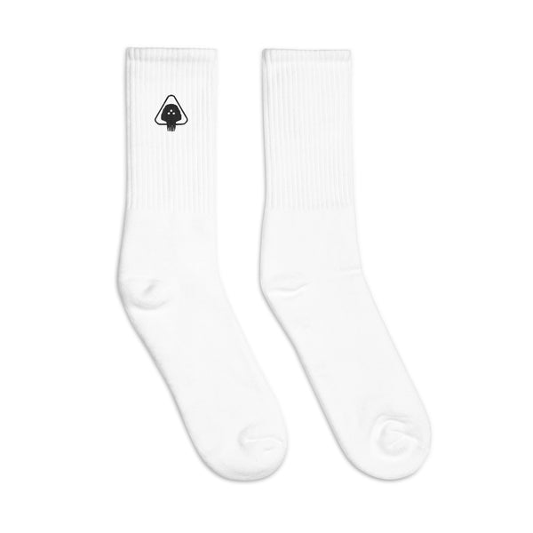 Cyber White Fashion Socks