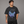 Czarny T-shirt Y2K aesthetic z nadrukiem