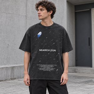 Tricouri Negre Y2K Streetwear