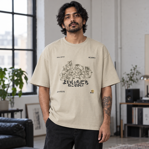 アニマルプリント Y2K Tシャツ