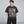 T-shirt Y2K noir graffiti