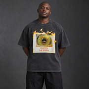 Camiseta gráfica del ojo quemado Y2K
