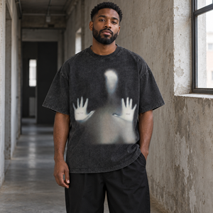 Y2K ヒューマンシャドウ グラフィックTシャツ