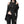 Cyber Y2K Black Tops - product view on white background