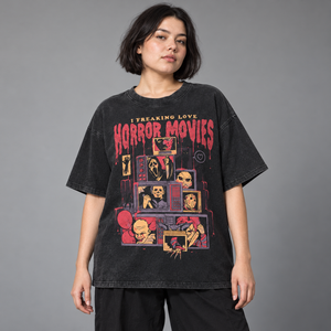 ホラームービー グラフィック Y2K Tシャツ
