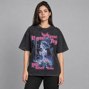 Cyber Y2K Shirt – worn by a woman