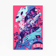 Art cybernétique du samouraï cyberpunk