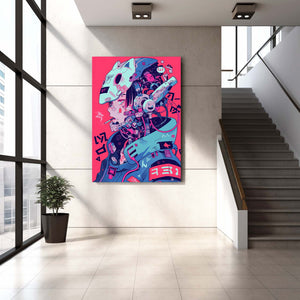 Cybernetic Samurai Cyberpunk Art | CYBER TECHWEAR®