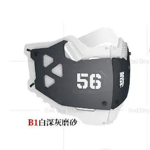 Cyberpunk 56 Tactical Face Mask - White tactical 56 cyberpunk mask