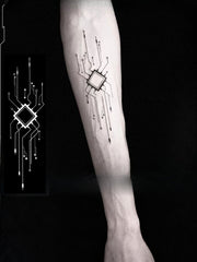 Cyberpunk Armtattoo