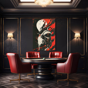 Cyberpunk Art Crimson Knight | CYBER TECHWEAR®