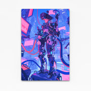 Cyberpunk Art Digitaler Soldat