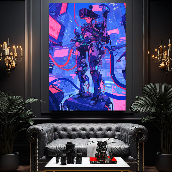 Cyberpunk Art Digital Soldier | CYBER TECHWEAR®