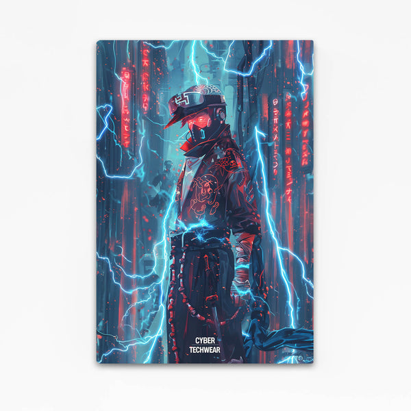 Cyberpunk Art Electric Ronin | CYBER TECHWEAR®