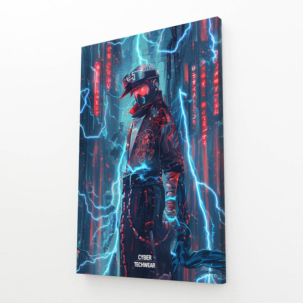 Cyberpunk Art Electric Ronin | CYBER TECHWEAR®