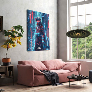 Cyberpunk Art Electric Ronin | CYBER TECHWEAR®