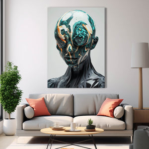 Cyberpunk Art Liquid Mind | CYBER TECHWEAR®