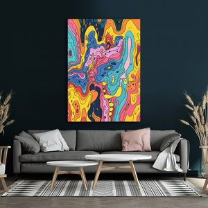 Cyberpunk Art Liquid Waves | CYBER TECHWEAR®