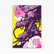 Cyberpunk Art Mecha Skull