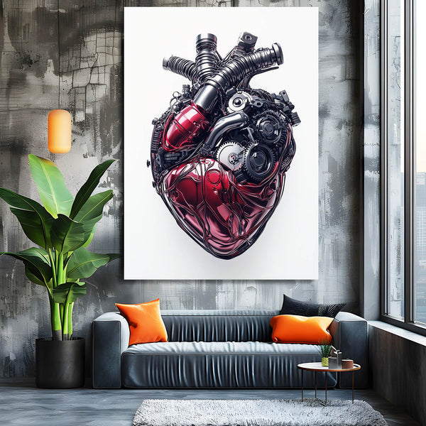 Cyberpunk Art Mechanical Heart | CYBER TECHWEAR®