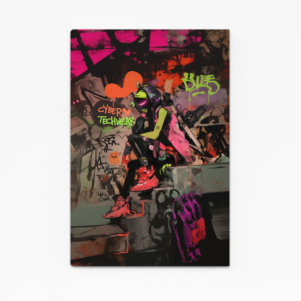 Cyberpunk Art Mural | CYBER TECHWEAR®