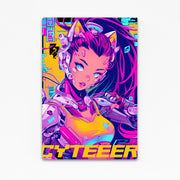 Poupée Cyberpunk Art Neon