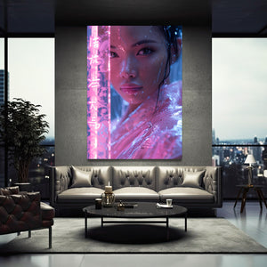 Cyberpunk Art Neon Reflection | CYBER TECHWEAR®