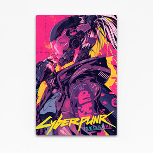 Cyberpunk Art Neon Ronin | CYBER TECHWEAR®