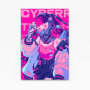 Cyberpunk Art Neon Valkyrie