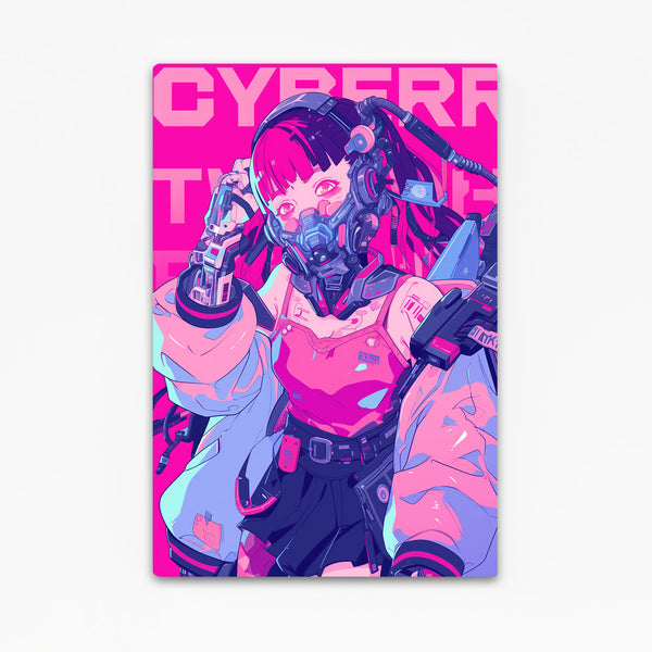 Cyberpunk Art Neon Valkyrie | CYBER TECHWEAR®