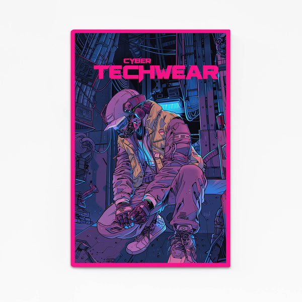 Cyberpunk Art Neon Vigilante | CYBER TECHWEAR®