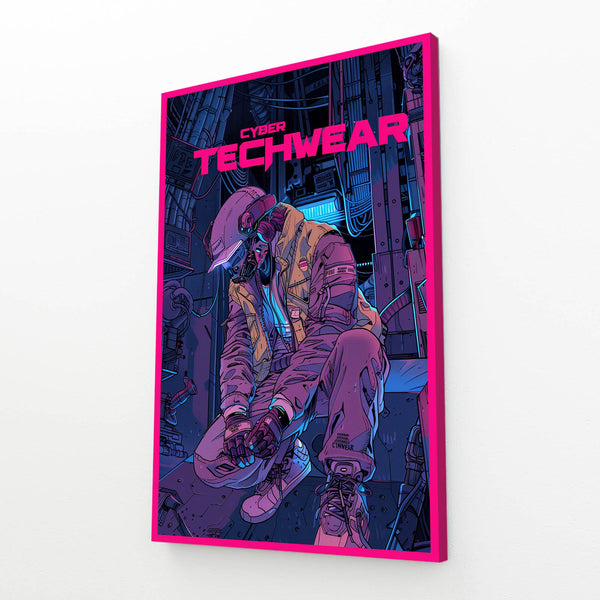 Cyberpunk Art Neon Vigilante | CYBER TECHWEAR®