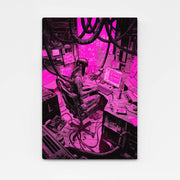 Arte Cyberpunk Al Atardecer
