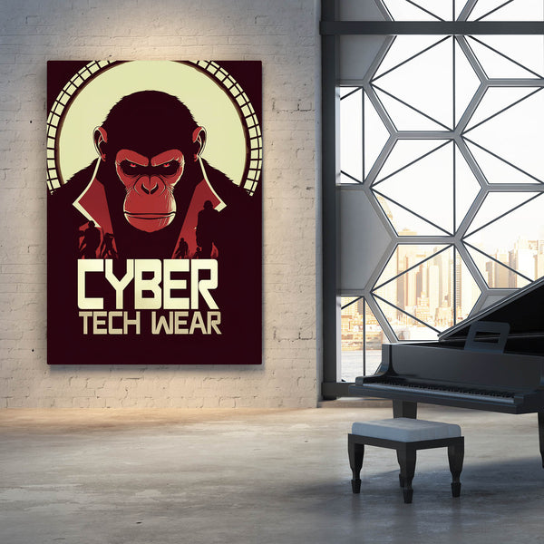 Cyberpunk Art Primate Enforcer | CYBER TECHWEAR®