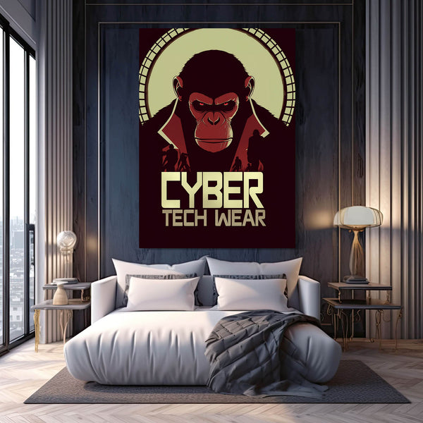 Cyberpunk Art Primate Enforcer | CYBER TECHWEAR®