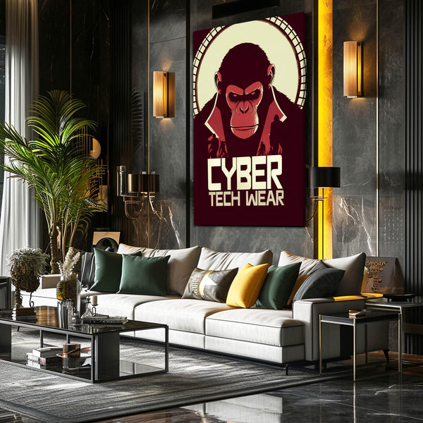 Cyberpunk Art Primate Enforcer | CYBER TECHWEAR®