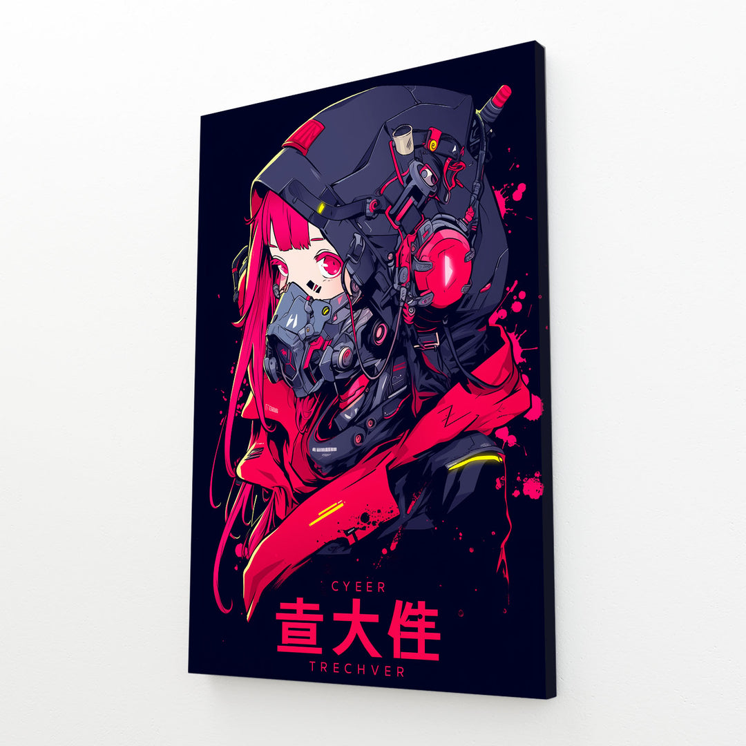 Loading image: Cyberpunk Art Red Assassin | CYBER TECHWEAR®