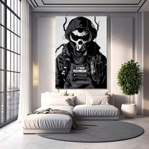 Cyberpunk Art: Skull Phantom | CYBER TECHWEAR®