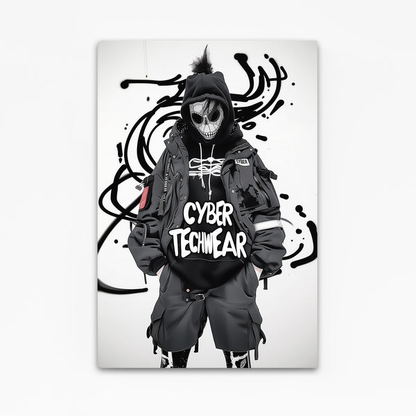 Cyberpunk Art Skull Tech | CYBER TECHWEAR®