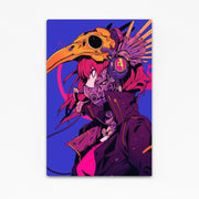 Cyberpunk Art Skull Warrior