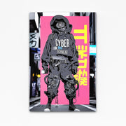 Cyberpunk Art Techwear Guardian