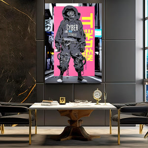 Cyberpunk Art Techwear Guardian | CYBER TECHWEAR®