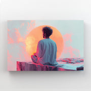 Cyberpunk Art Tranquil Dawn