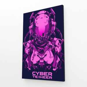 Cyberpunk Art Violet Sentinel | CYBER TECHWEAR®