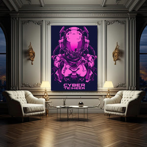 Cyberpunk Art Violet Sentinel | CYBER TECHWEAR®