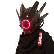 Casco de motociclista Cyberpunk