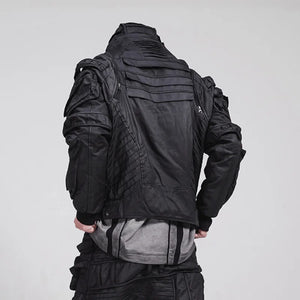 Cyberpunk Black Futurist Jacket