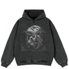 Sudadera con capucha Cyberpunk Black Y2k